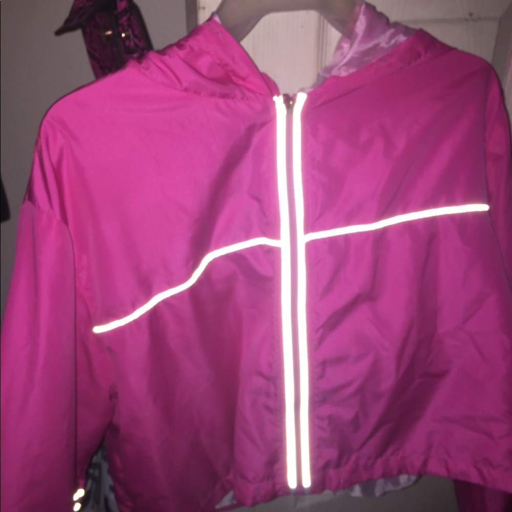 Pink reflective jacket